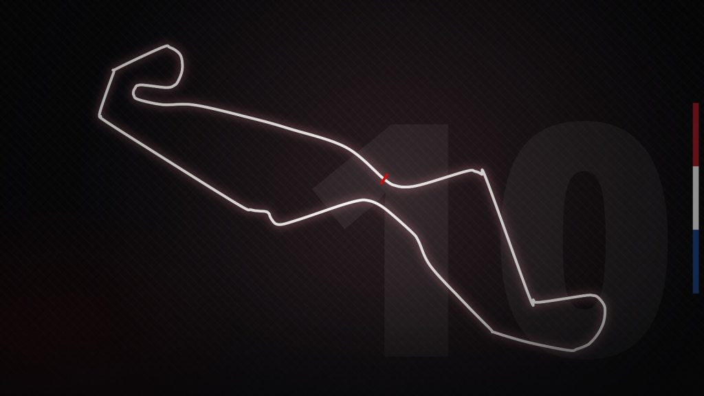 Round 10 — Grand Prix Of The Netherlands — circuit outline