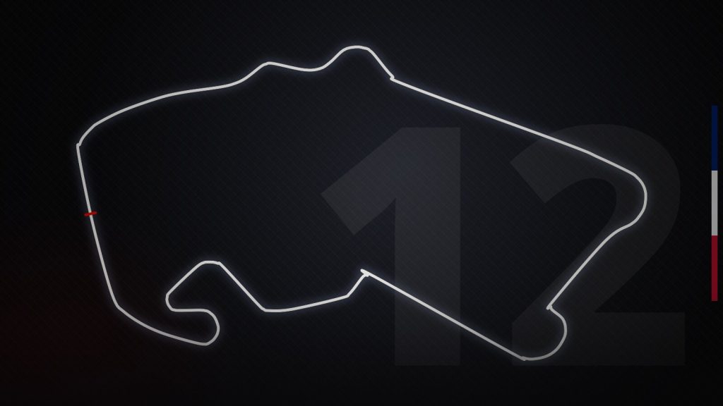 Round 12 — Grand Prix Of Great Britain — circuit outline