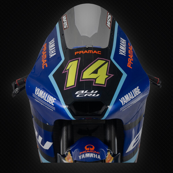 BLU CRU Pramac Yamaha Moto2 team badge