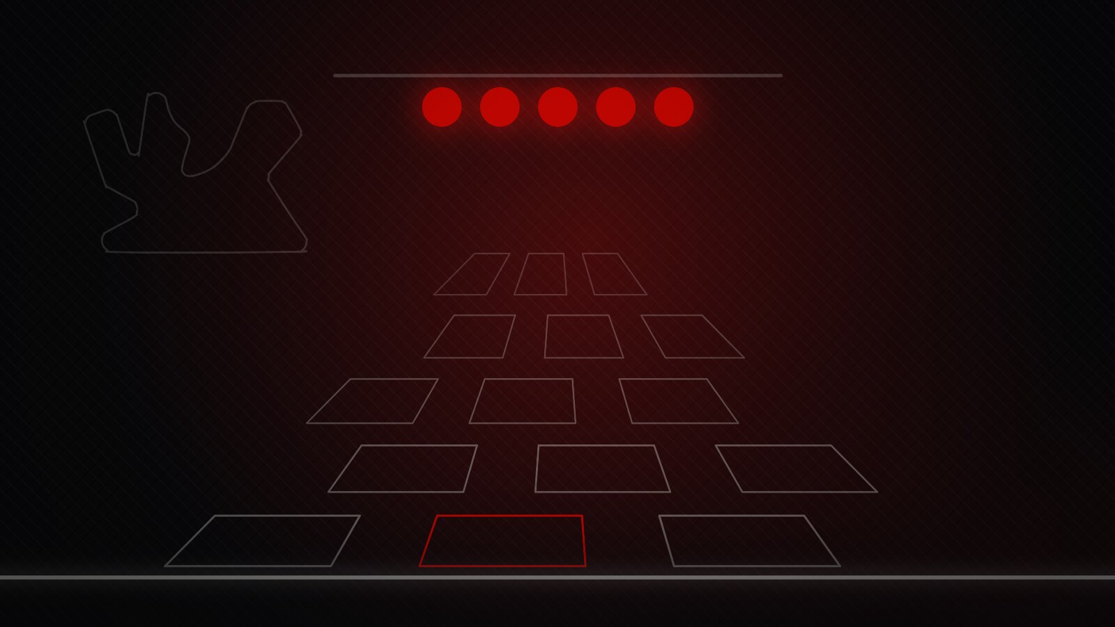 The grid is a map of the first lap