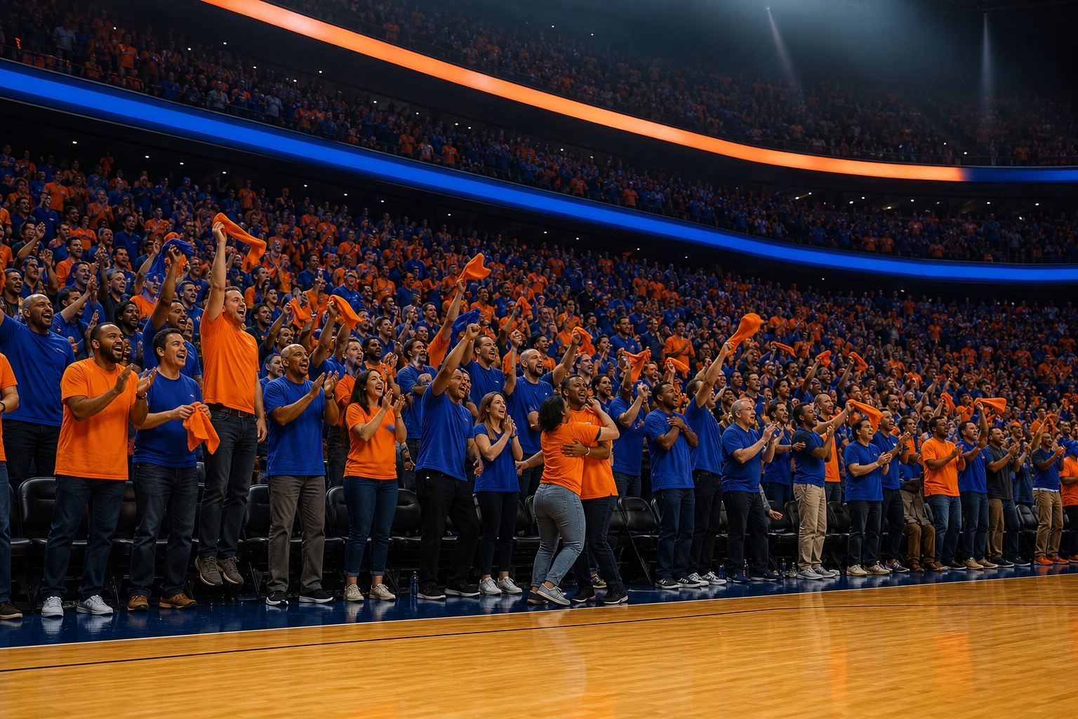 The Garden is already in playoff form