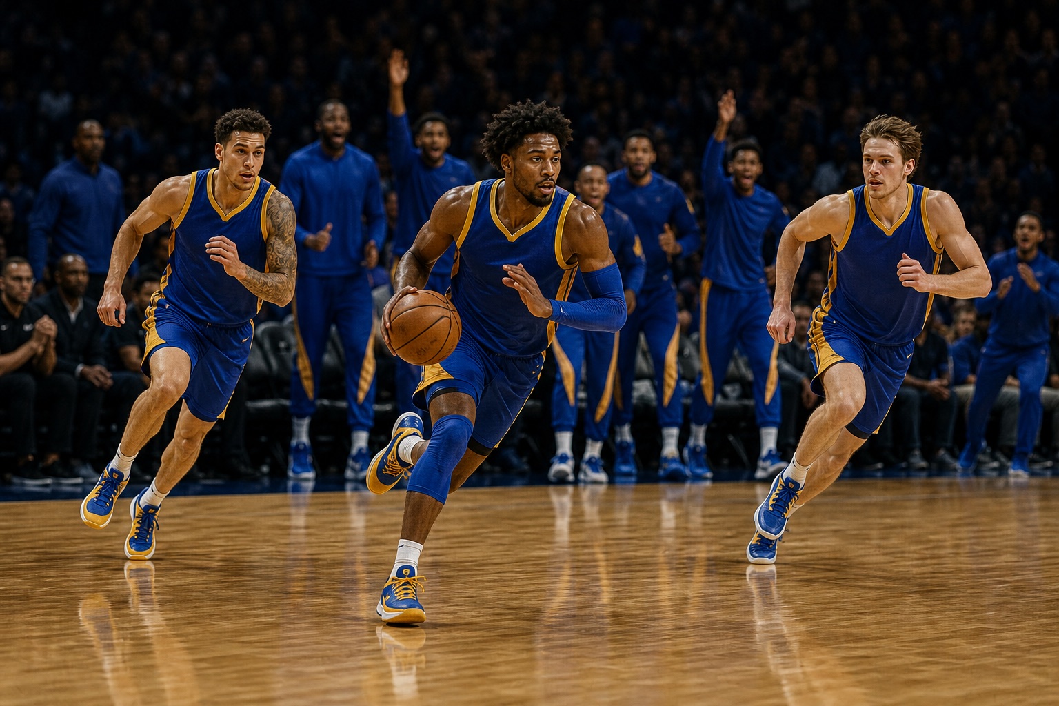 Golden State's bench is turning pressure into pace