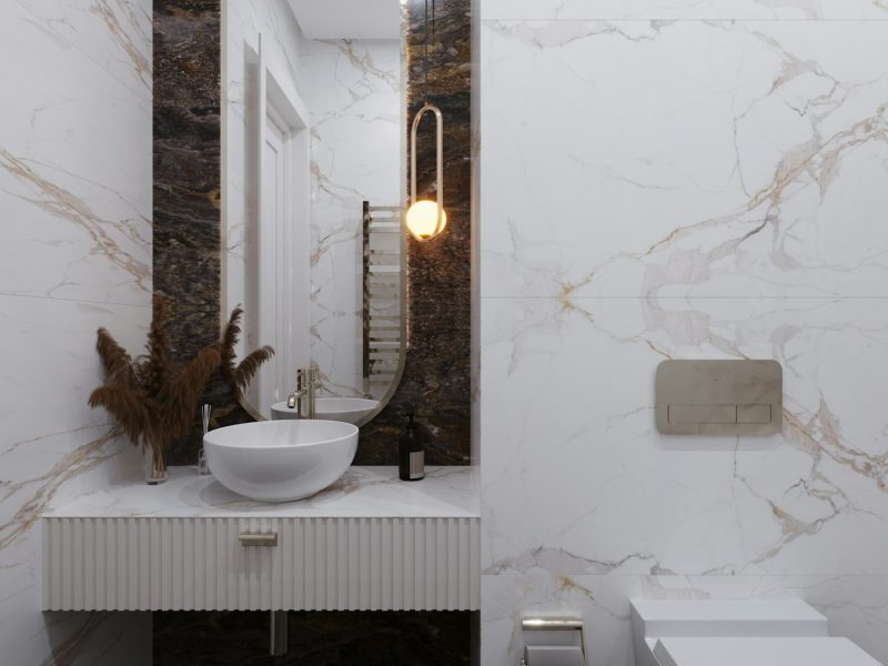 Faena District two-bedroom with beach service — bathroom