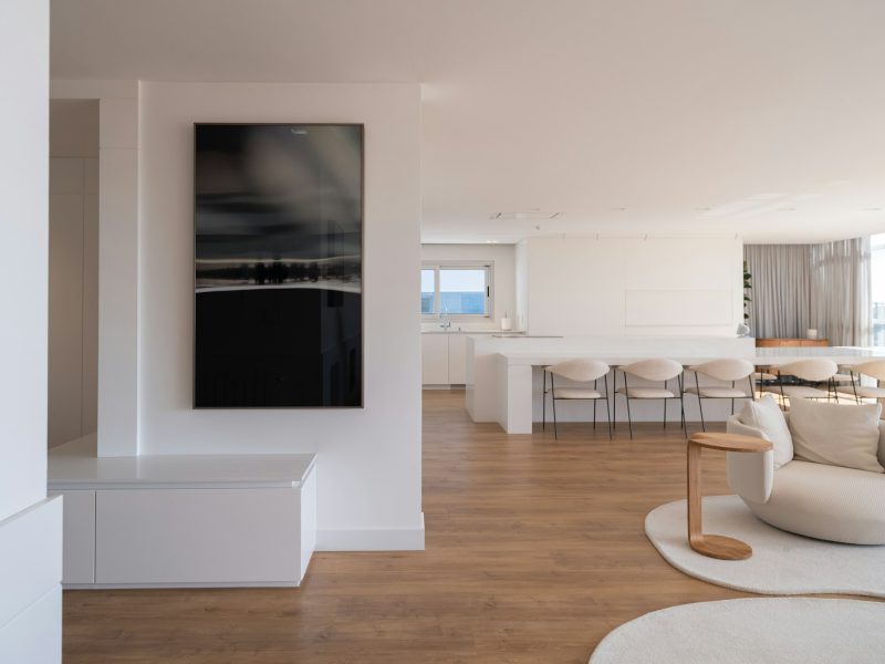 Mashta Island waterfront with sweeping bay views — kitchen
