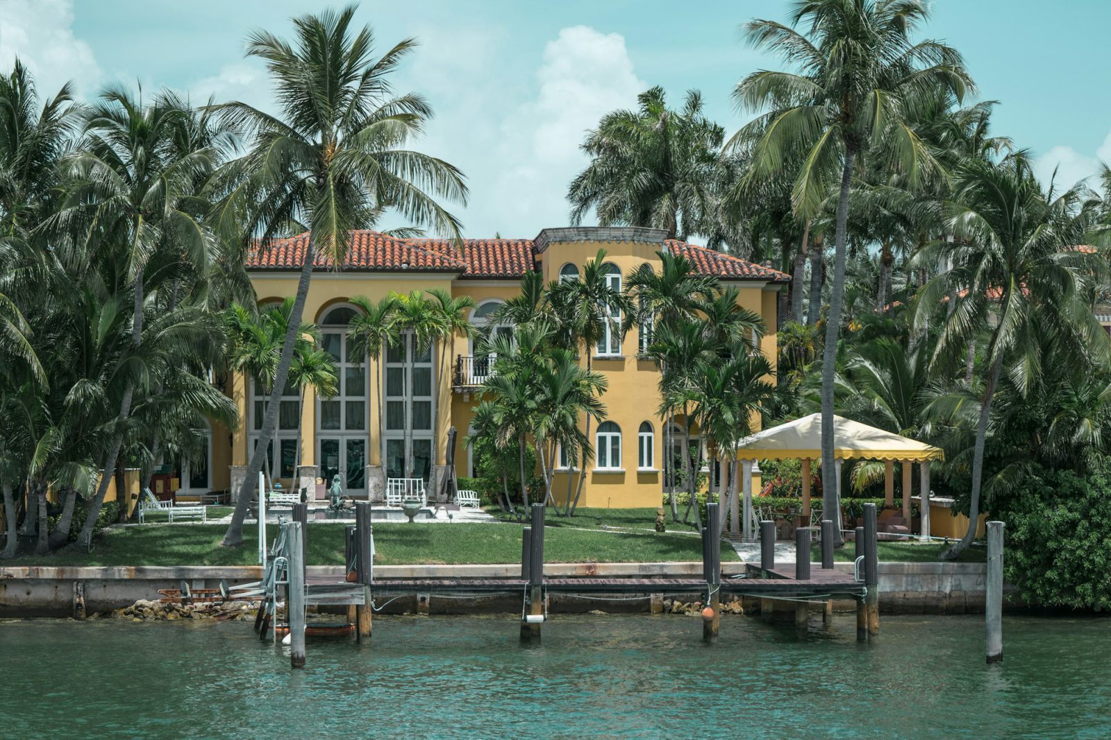 Mediterranean villa on Indian Creek — exterior
