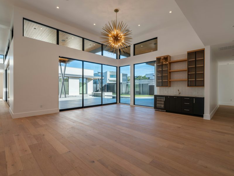Mediterranean villa on Indian Creek — living room
