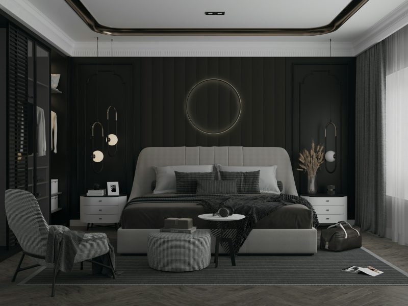 Gables Estates bayfront villa with deep-water dockage — bedroom