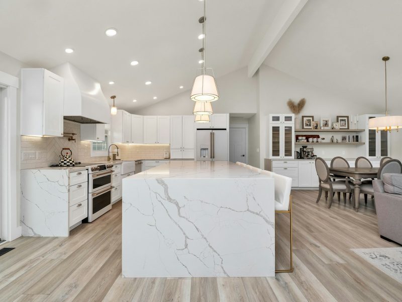 Modern townhouse on a quiet Edgewater street — kitchen