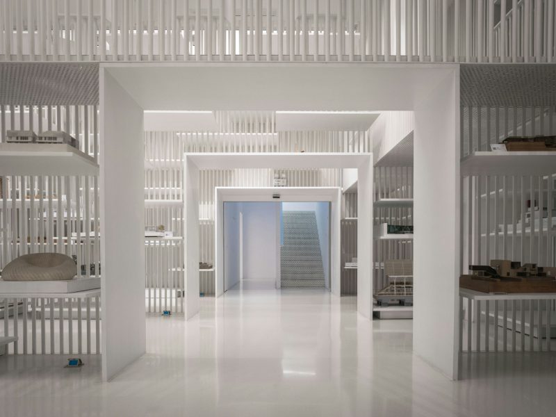 Flagship retail space on NE 40th Street — ground-floor showroom