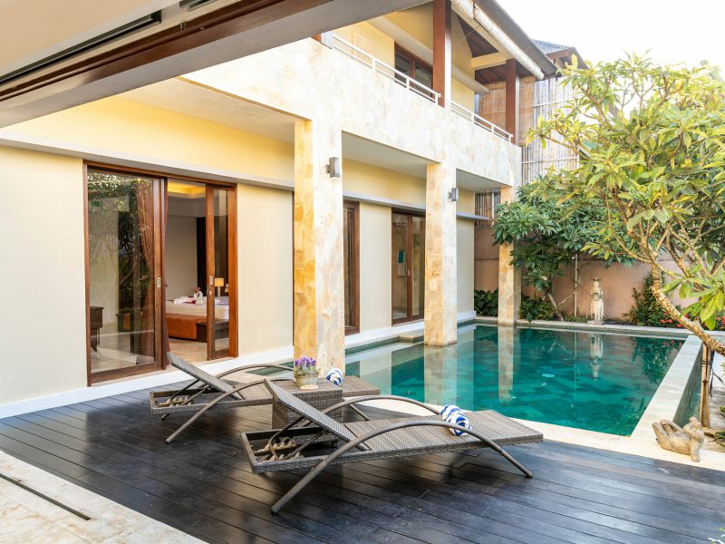 Restored 1920s Mediterranean in Buena Vista East — pool and garden