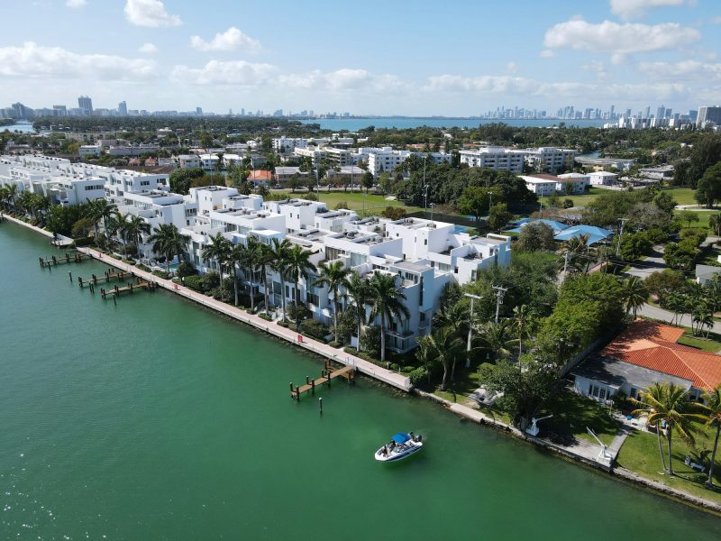 The waterfront neighborhood