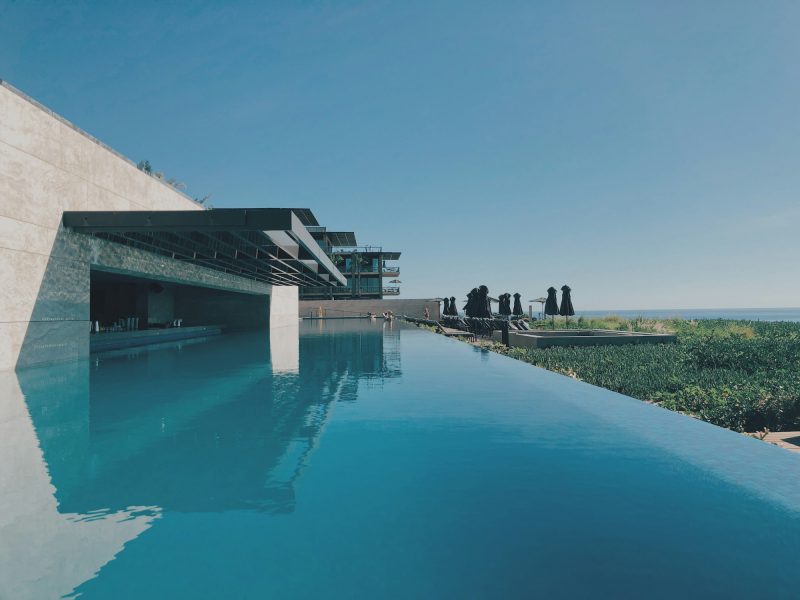 Mediterranean villa on Indian Creek — pool and garden
