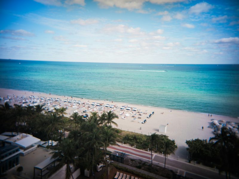 Furnished two-bedroom on the Sunny Isles sand — view from the residence