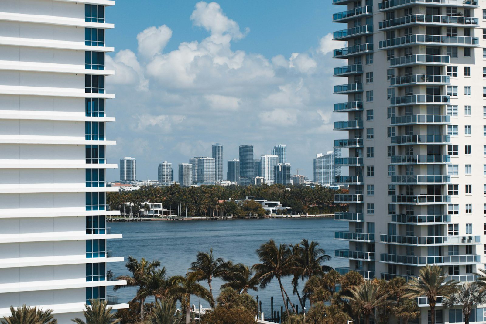 Corner residence on Brickell Key with river-to-bay views — exterior