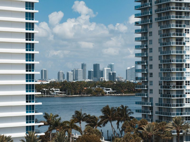 Corner residence on Brickell Key with river-to-bay views — exterior