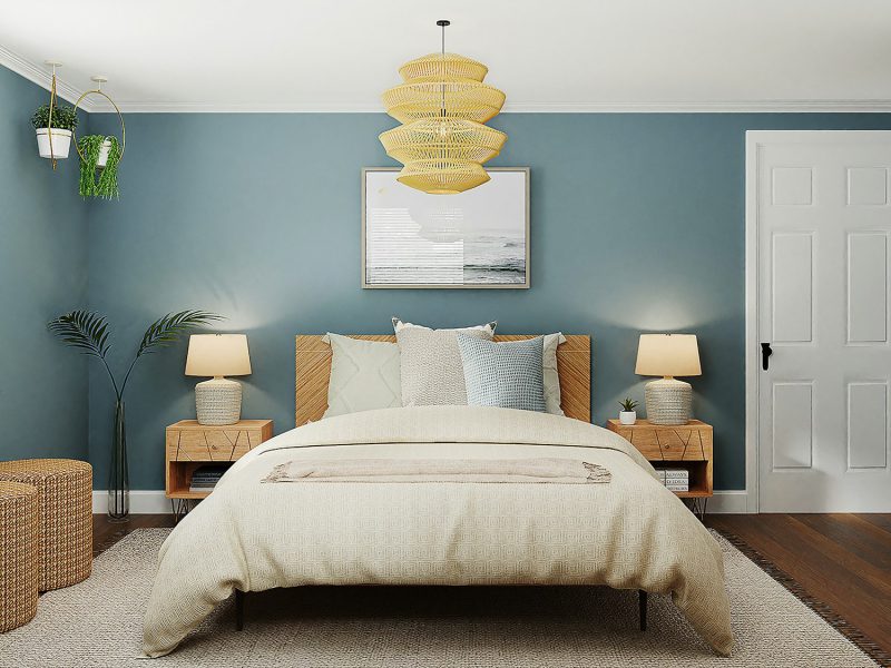 Sunset-facing one-bedroom at Paraiso Bay — bedroom