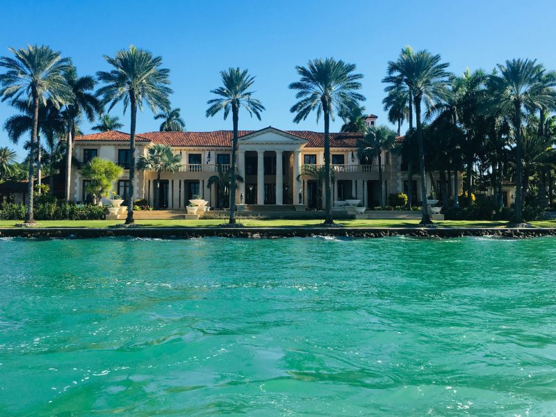 Gables Estates bayfront villa with deep-water dockage — exterior