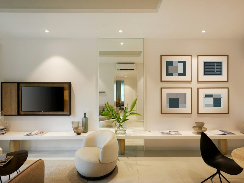Classic Coral Gables Mediterranean on Granada Boulevard — living room