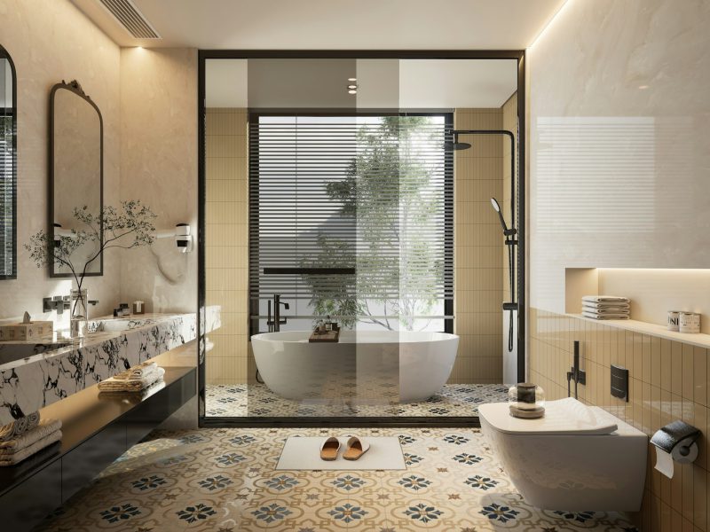 South of Fifth oceanfront residence with sunrise views — bathroom