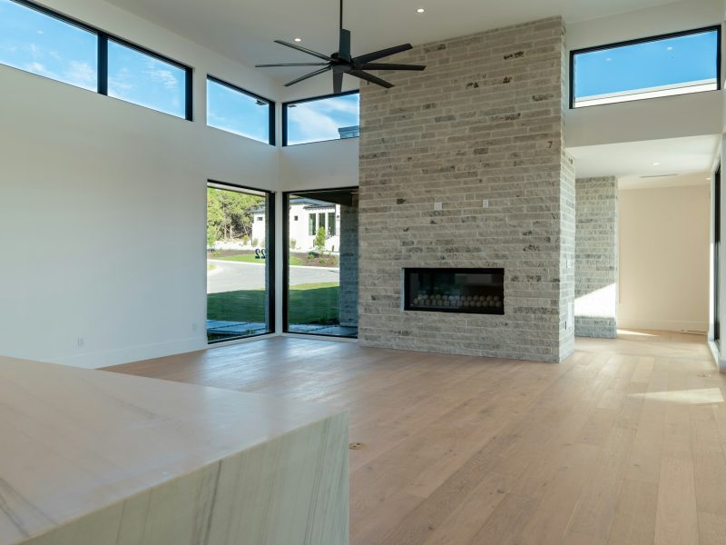 Mediterranean villa on Indian Creek — living room