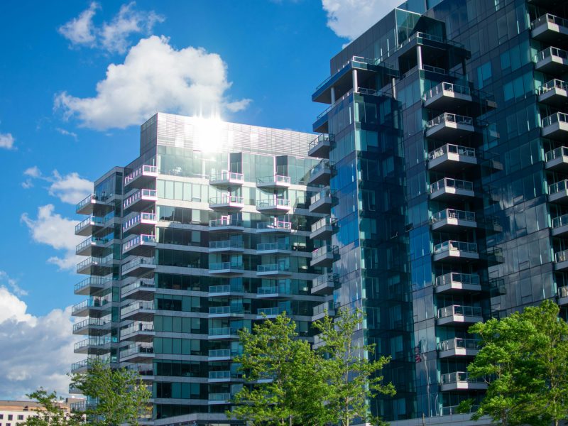 New-construction bayfront residence in Edgewater — exterior