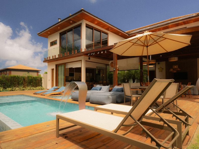 Lush tropical estate off Main Highway — pool and garden