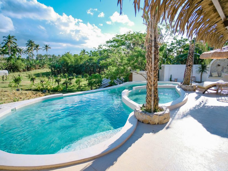 Classic Coral Gables Mediterranean on Granada Boulevard — pool and garden