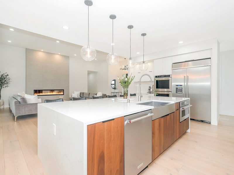 Faena District two-bedroom with beach service — kitchen