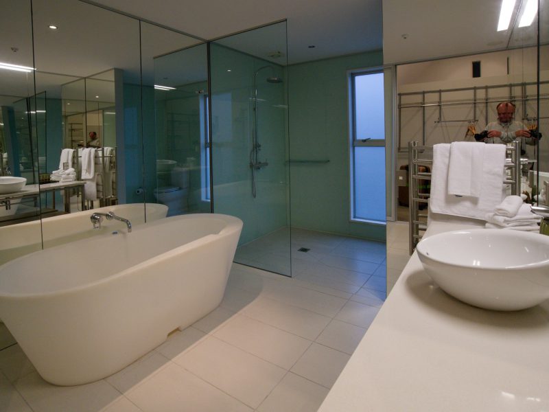 Bal Harbour oceanfront with a private elevator foyer — bathroom