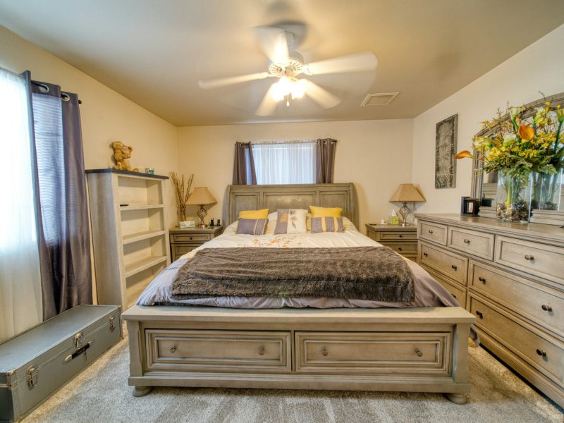 Brand-new townhouse on a tree-lined Gables street — bedroom