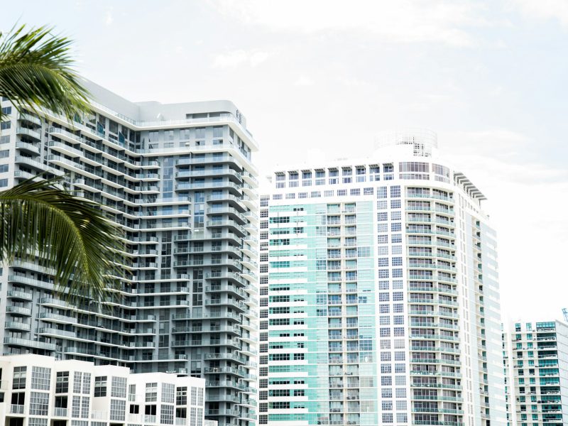 Edgewater two-bedroom with a bay-view balcony — exterior