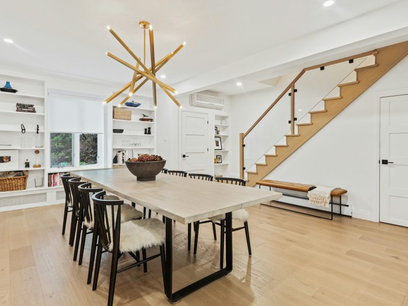 West Avenue two-bedroom with sunset bay views — dining area
