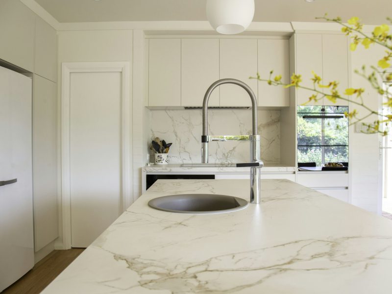 Gables Estates bayfront villa with deep-water dockage — kitchen