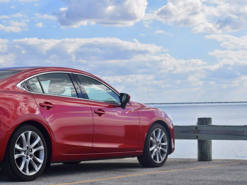 Red Mazda Mazda6, additional view