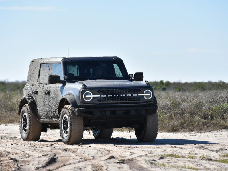 Black Ford Bronco, additional view