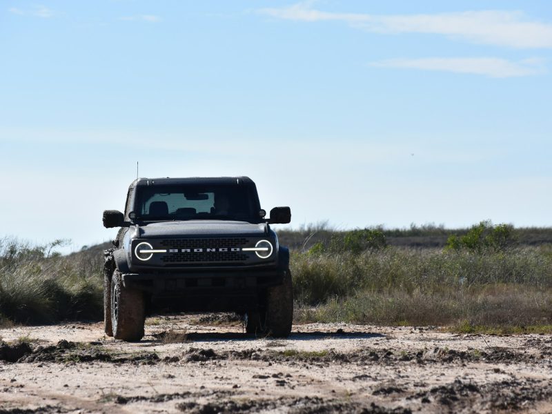 Black Ford Bronco, additional view