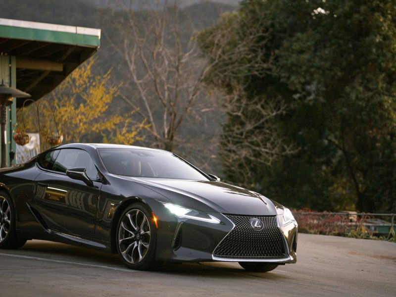 Gray Lexus LC, additional view