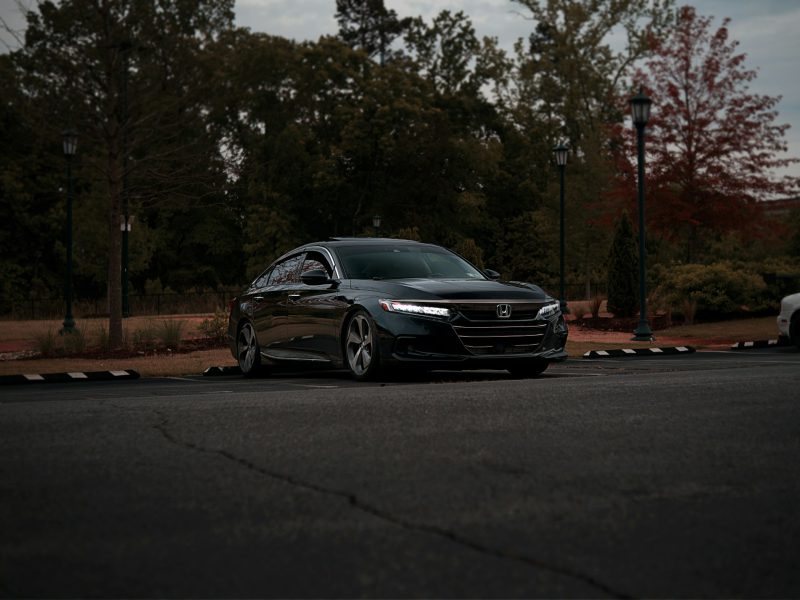Black Honda Accord, additional view