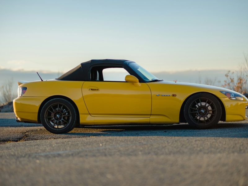 Yellow Honda S2000, additional view