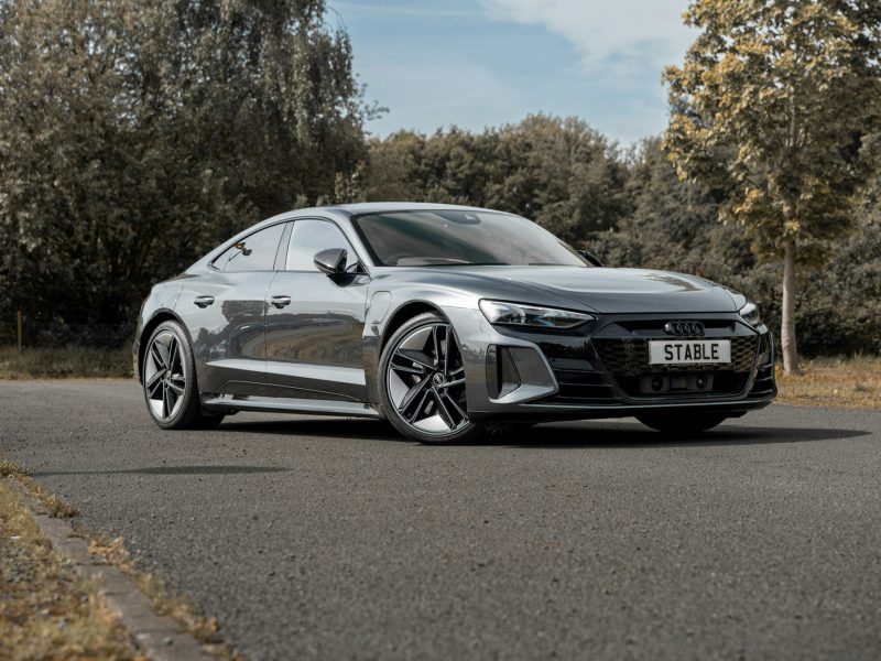 Gray Audi e-tron GT, additional view