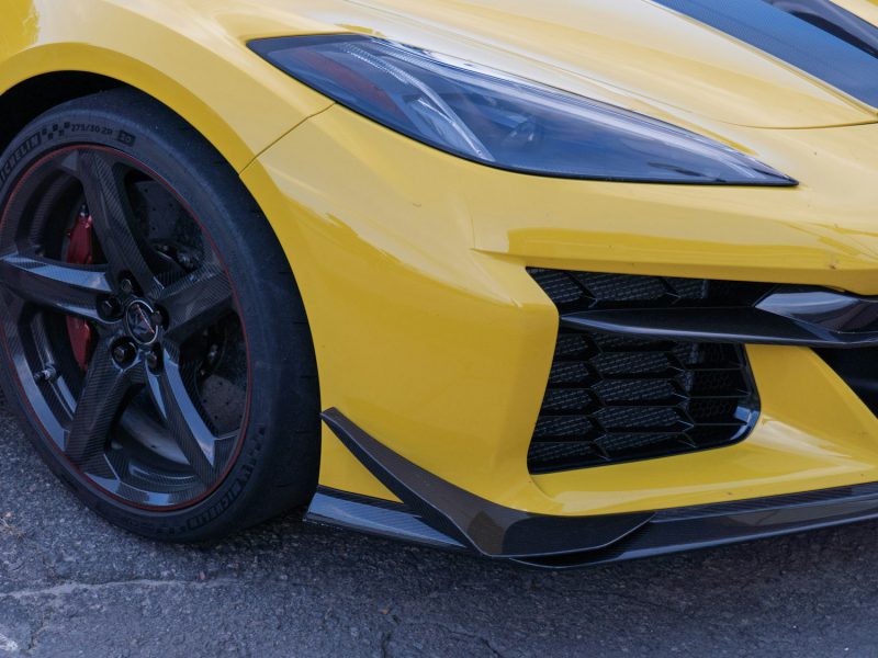Yellow Chevrolet Corvette, additional view