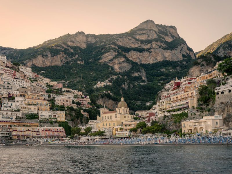 Positano — view of the coast