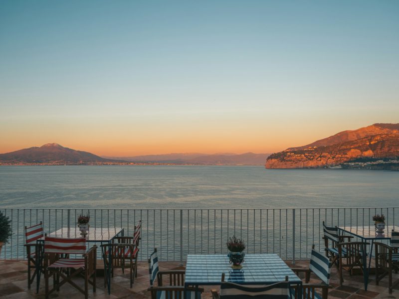 Villa Perla di Conca — sea view from the terrace