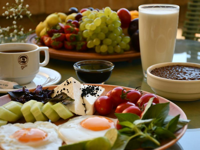 Podere Sospeso — breakfast table