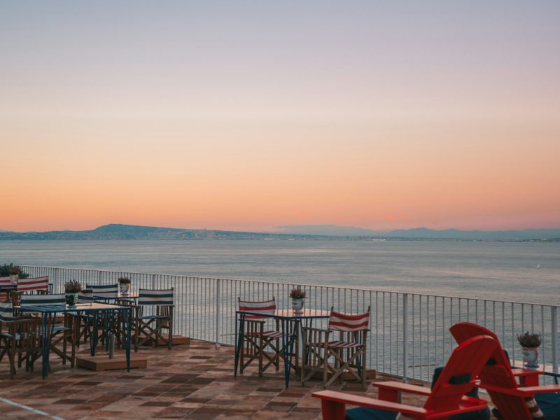 Fonte Aurora Thermal Resort — sea view from the terrace
