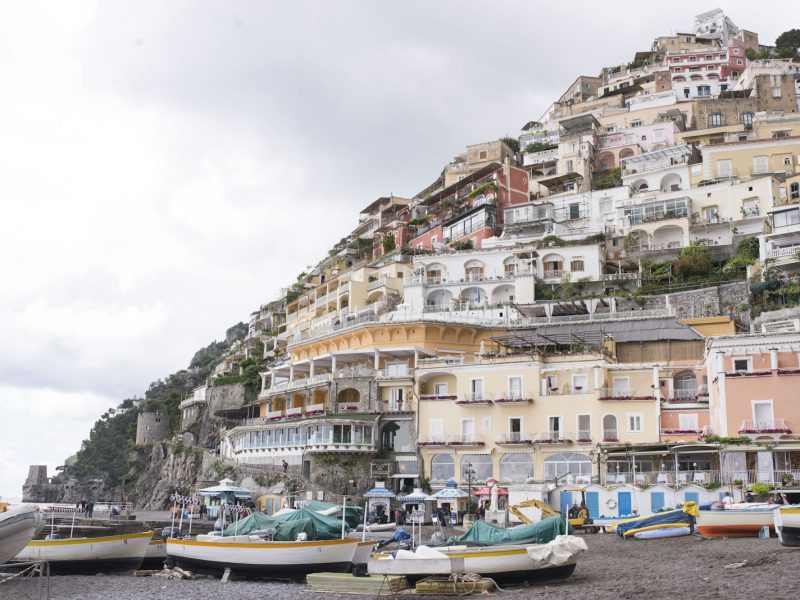 Positano — view of the coast