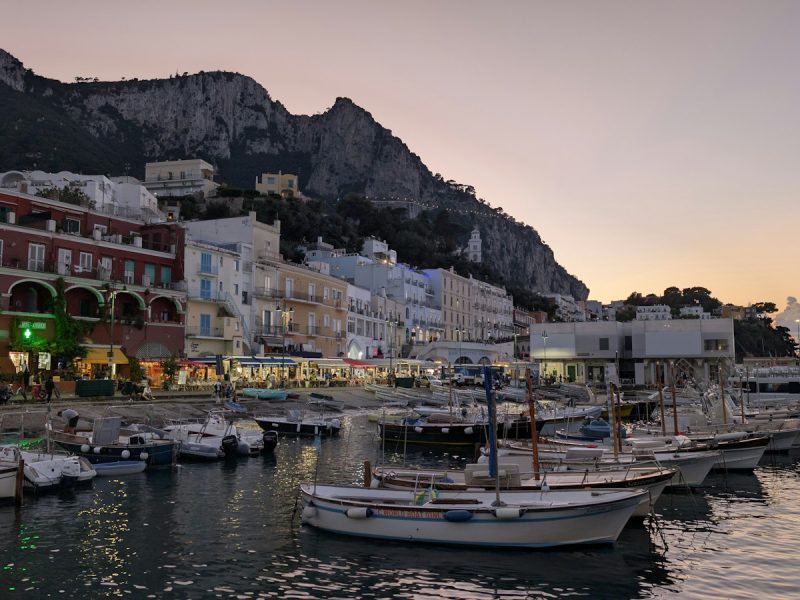 Capri — view of the coast