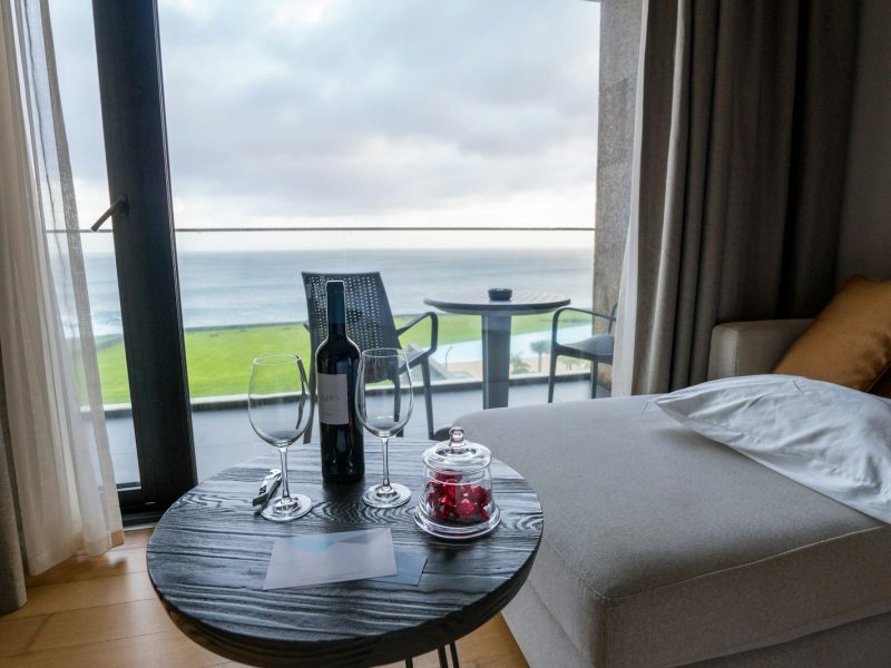 Palazzo Aurantia, Deluxe Double, Sea View — bedroom