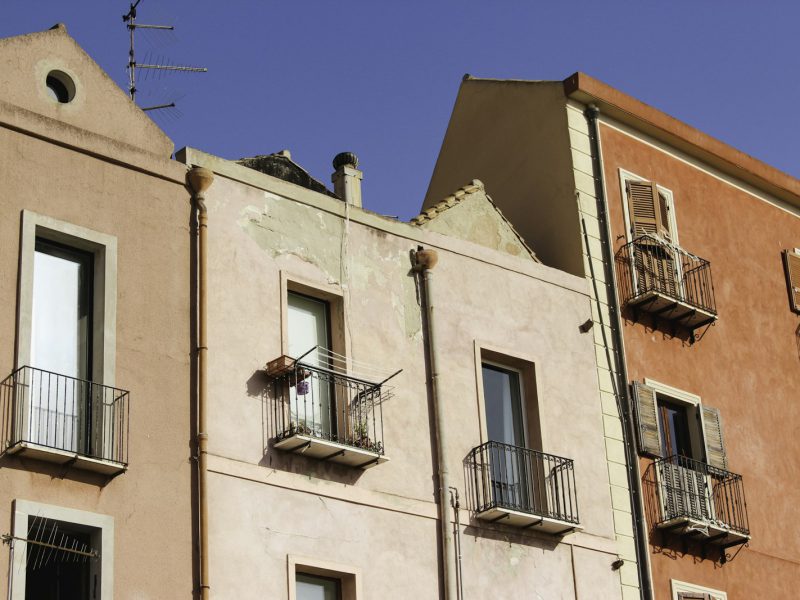 Casa Campanile Santa Chiara — building and street