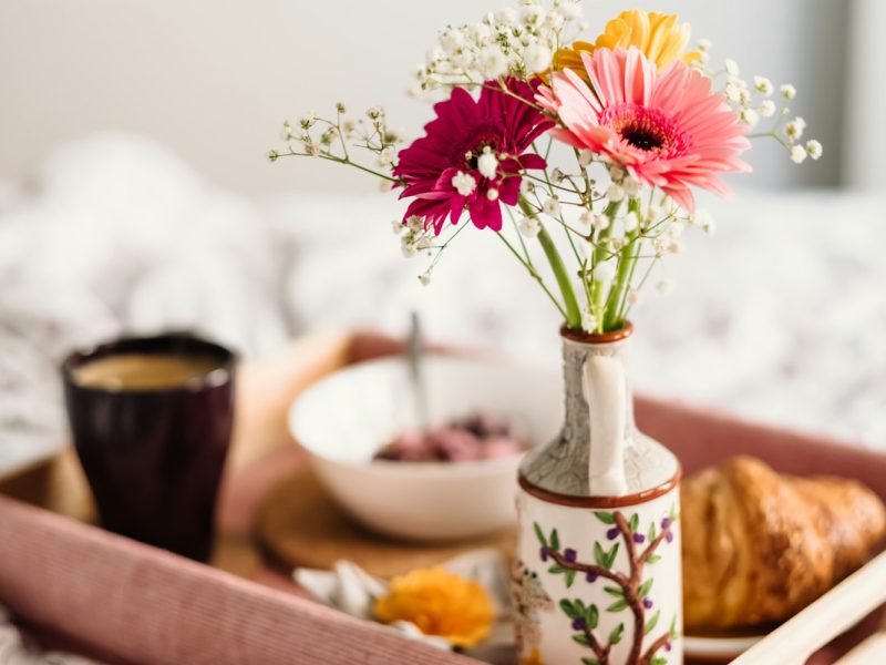 Hotel Gavitella Alta — breakfast table